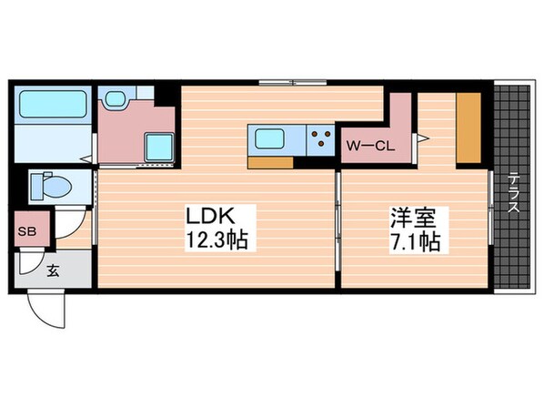 一番館の物件間取画像